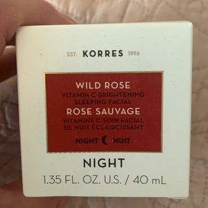 NIB KORRES wild Rose vit C Brightening night cream